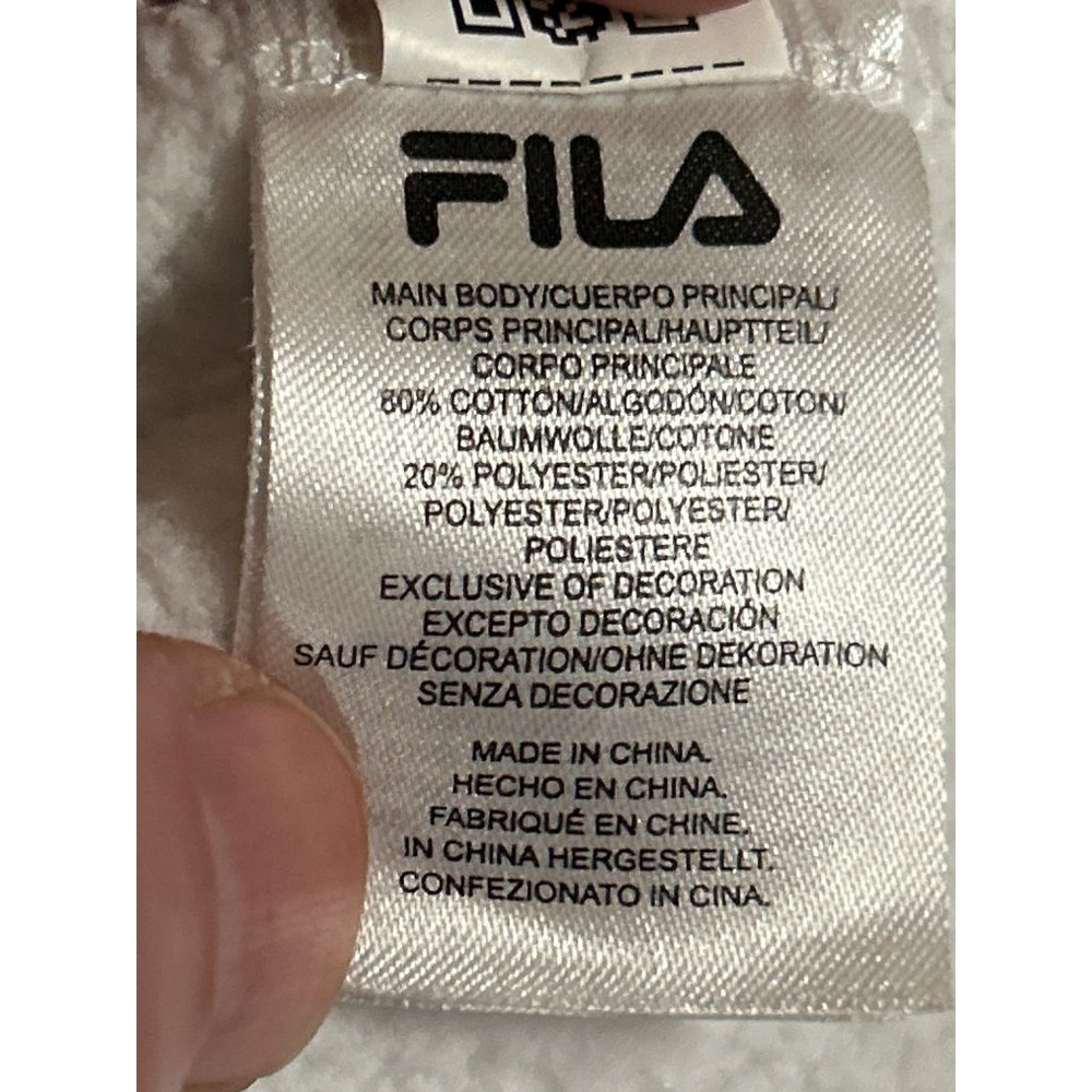 FILA White Pullover EUC Women's Top Size M - Picture 10 of 11